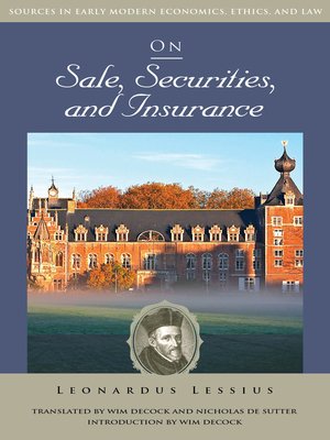 cover image of On Sale, Securities, and Insurance
